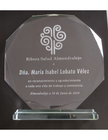 Trofeo Personalizado Ribera Salud
